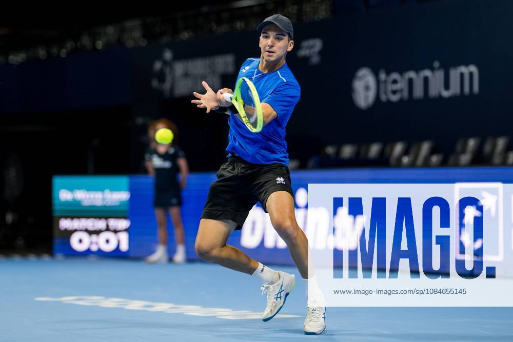 Andrea Guerrieri of Italy pictured in action during the European Open ATP, Tennis Herren tennis tournament in Brussels, on Saterday 17 October. This year s edition of the tournament is taking place from 17 to 25 October JASPERxJACOBS x190095421x