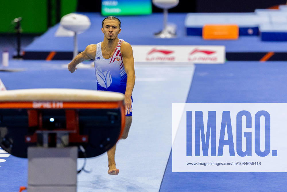 2026-10-17 Artistic Gymnastics World Championships 2026 - Day 1 ROTTERDAM, NETHERLANDS - OCTOBER 17: Amine Abaidi of Netherlands competes during Day 1 of the Artistic Gymnastics World Championships 2026 at Rotterdam Ahoy on October 17, 2026 in Rotterdam, Netherlands. Rotterdam Rotterdam Ahoy Netherlands Content not available for redistribution in The Netherlands directly or indirectly through any third parties.