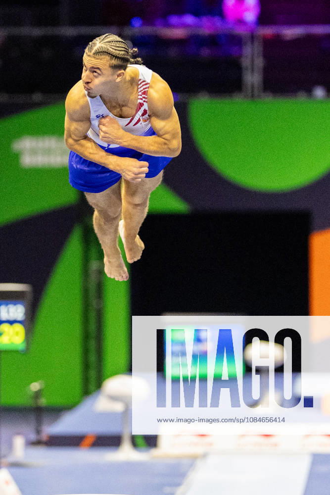 2026-10-17 Artistic Gymnastics World Championships 2026 - Day 1 ROTTERDAM, NETHERLANDS - OCTOBER 17: Amine Abaidi of Netherlands competes during Day 1 of the Artistic Gymnastics World Championships 2026 at Rotterdam Ahoy on October 17, 2026 in Rotterdam, Netherlands. Rotterdam Rotterdam Ahoy Netherlands Content not available for redistribution in The Netherlands directly or indirectly through any third parties.
