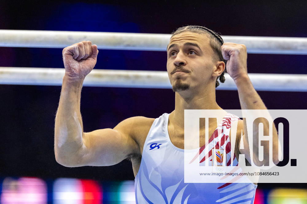 2026-10-17 Artistic Gymnastics World Championships 2026 - Day 1 ROTTERDAM, NETHERLANDS - OCTOBER 17: Amine Abaidi of Netherlands competes during Day 1 of the Artistic Gymnastics World Championships 2026 at Rotterdam Ahoy on October 17, 2026 in Rotterdam, Netherlands. Rotterdam Rotterdam Ahoy Netherlands Content not available for redistribution in The Netherlands directly or indirectly through any third parties.