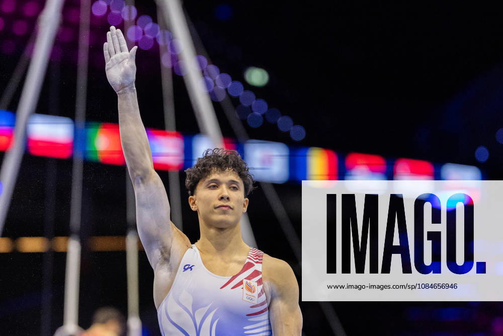 2026-10-17 Artistic Gymnastics World Championships 2026 - Day 1 ROTTERDAM, NETHERLANDS - OCTOBER 17: Jermain Grünberg of Netherlands competes during Day 1 of the Artistic Gymnastics World Championships 2026 at Rotterdam Ahoy on October 17, 2026 in Rotterdam, Netherlands. Rotterdam Rotterdam Ahoy Netherlands Content not available for redistribution in The Netherlands directly or indirectly through any third parties.