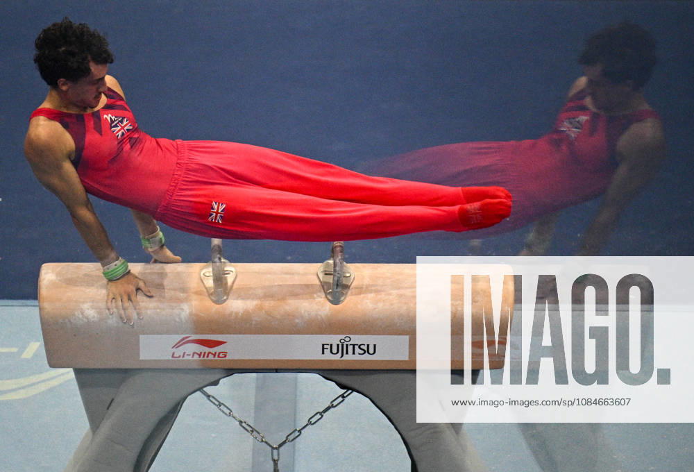Netherlands Artistic Gymnastics World Championships Qualifiers 9266878 17.10.2026 Britain s Reuben Ward competes on the pommel horse during the men s qualification of the 2026 World Artistic Gymnastics Championships in Rotterdam, the Netherlands. Alexey Filippov Sputnik Rotterdam Netherlands
