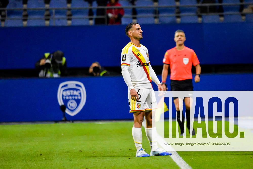 Joie des joueurs du RC Lens aprés le but de Ruben Aguilar (RC Lens)