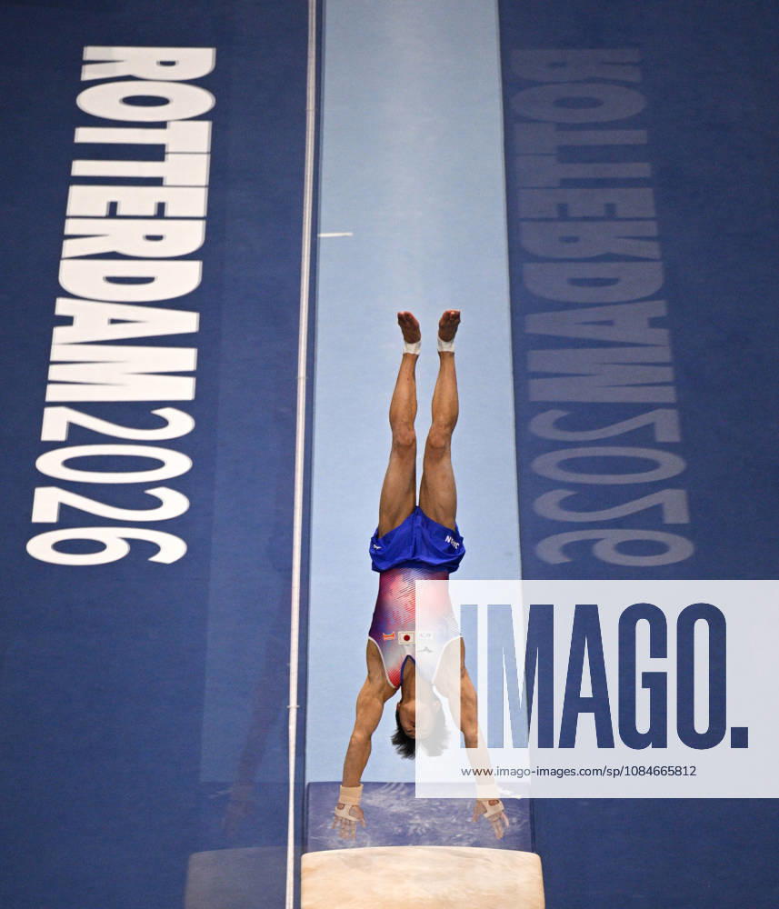 Netherlands Artistic Gymnastics World Championships Qualifiers 9266886 17.10.2026 Japans Shohei Kawakami competes on the vault during the men s qualification of the 2026 World Artistic Gymnastics Championships in Rotterdam, the Netherlands. Alexey Filippov Sputnik Rotterdam Netherlands