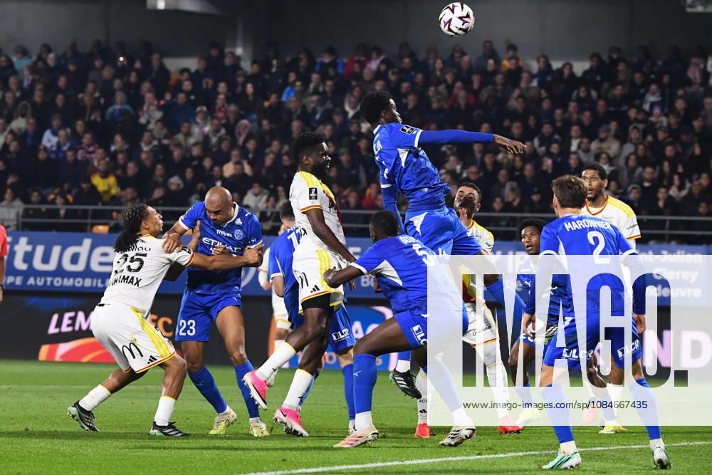 ESTAC Troyes v RC Lens - Ligue 1 McDonald s 2026 2027 Michel Junior DIAZ of Troyes during Ligue 1 McDonald s match between Troyes and Lens at Stade de l Aube on October 17, 2026 in Troyes, France. Troyes France