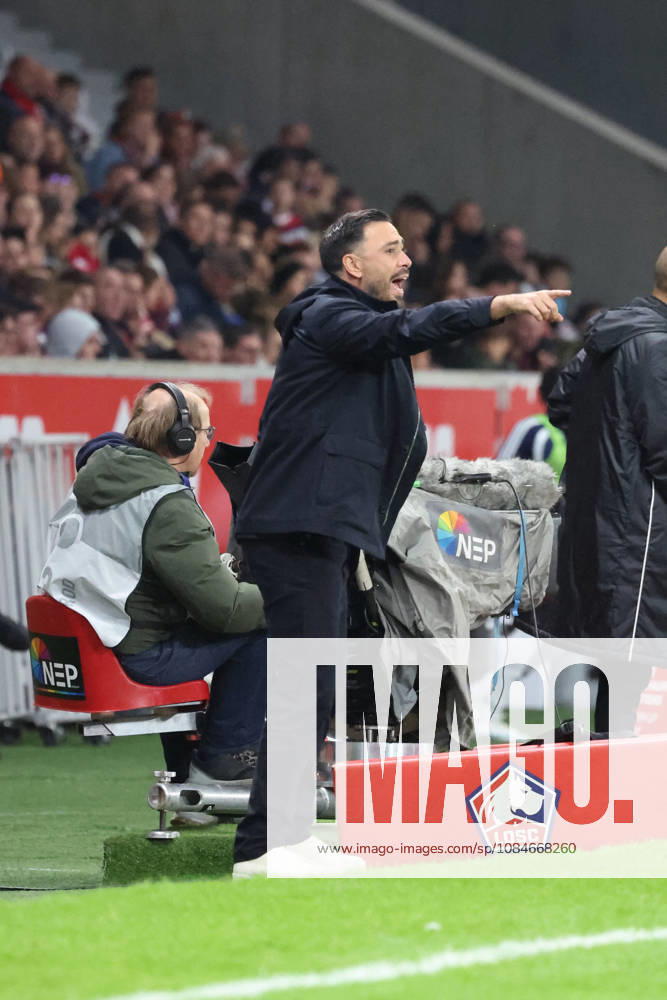 Davide ANCELOTTI (entraineur LOSC Lille) lors du match LOSC Lille vs Brest, Ligue 1, Decathlon Arena stade Pierre Mauroy, le 17 octobre 2026 - photo Laurent Sanson PsnewZ