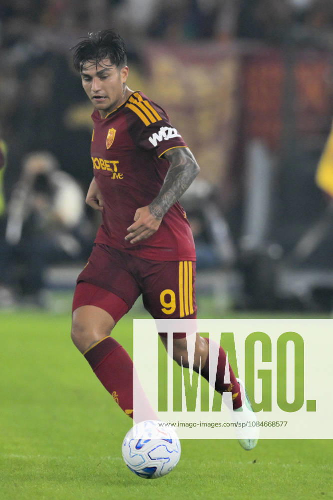 17th October 2026; Stadio Olimpico, Rome, Italy; Italian Serie A Football, Roma versus Genoa; Santiago Castro of Roma seen in action AllShotLive