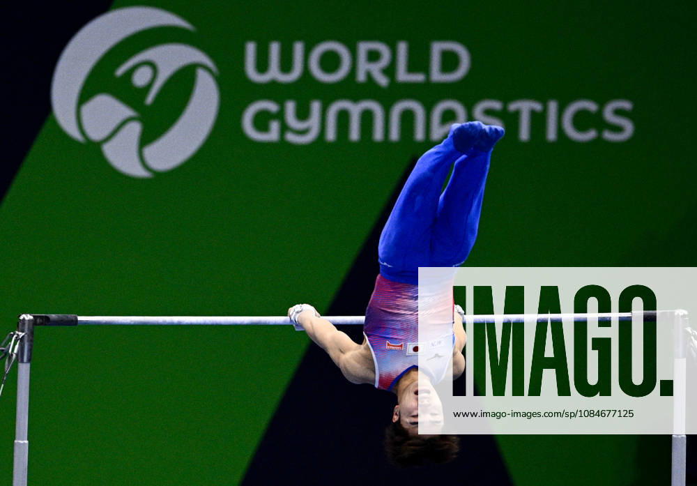 Netherlands Artistic Gymnastics World Championships Qualifiers 9267001 17.10.2026 Japan s Shinnosuke Oka competes on the horizontal bar during the men s qualification at the 2026 World Artistic Gymnastics Championships in Rotterdam, the Netherlands. Alexey Filippov Sputnik Rotterdam Netherlands