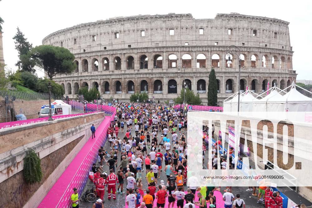 A moment of during the 3th edition of the Wizz Air Rome Half Marathon by Brooks 2026 Rome s, Italy - Sunday, October 18, 2026. ( Photo by Alfredo Falcone LaPresse )