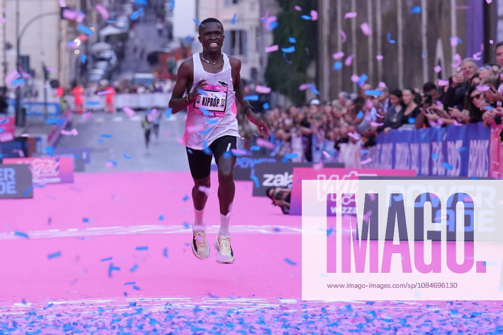 Kiprop Elisha during the 3th edition of the Wizz Air Rome Half Marathon by Brooks 2026 Rome s, Italy - Sunday, October 18, 2026. ( Photo by Alfredo Falcone LaPresse )