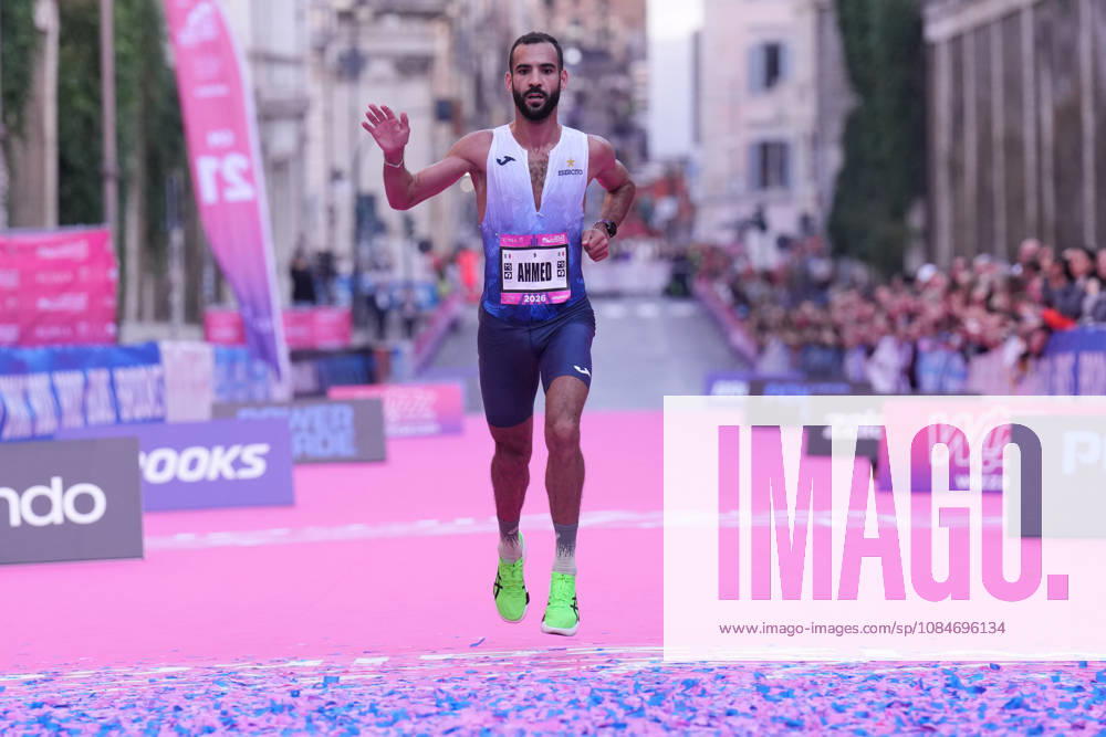 Ouhda Ahmed during the 3th edition of the Wizz Air Rome Half Marathon by Brooks 2026 Rome s, Italy - Sunday, October 18, 2026. ( Photo by Alfredo Falcone LaPresse )