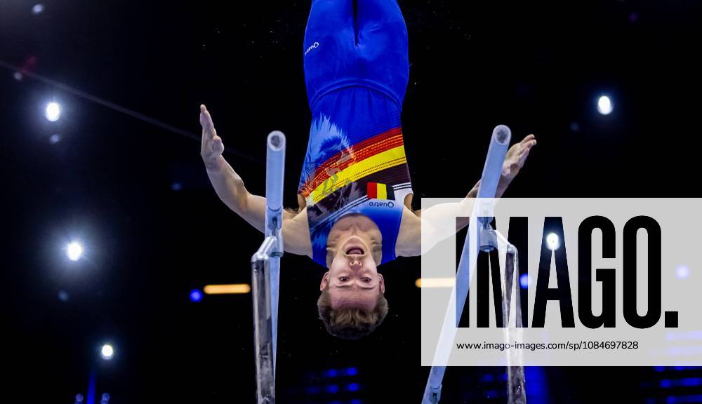 ROTTERDAM - Glen Cuyle (BEL) in action during the qualifications at the World Gymnastics Championships in Rotterdam Ahoy. IRIS VAN DEN BROEK ANP ANPxSportx IVx 572822621 originalFilename: 572822621