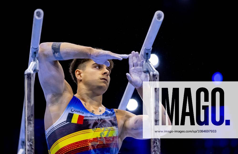 ROTTERDAM - Victor Martinez (BEL) in action during the qualifications at the World Gymnastics Championships in Rotterdam Ahoy. IRIS VAN DEN BROEK ANP ANPxSportx IVx 572822783 originalFilename: 572822783