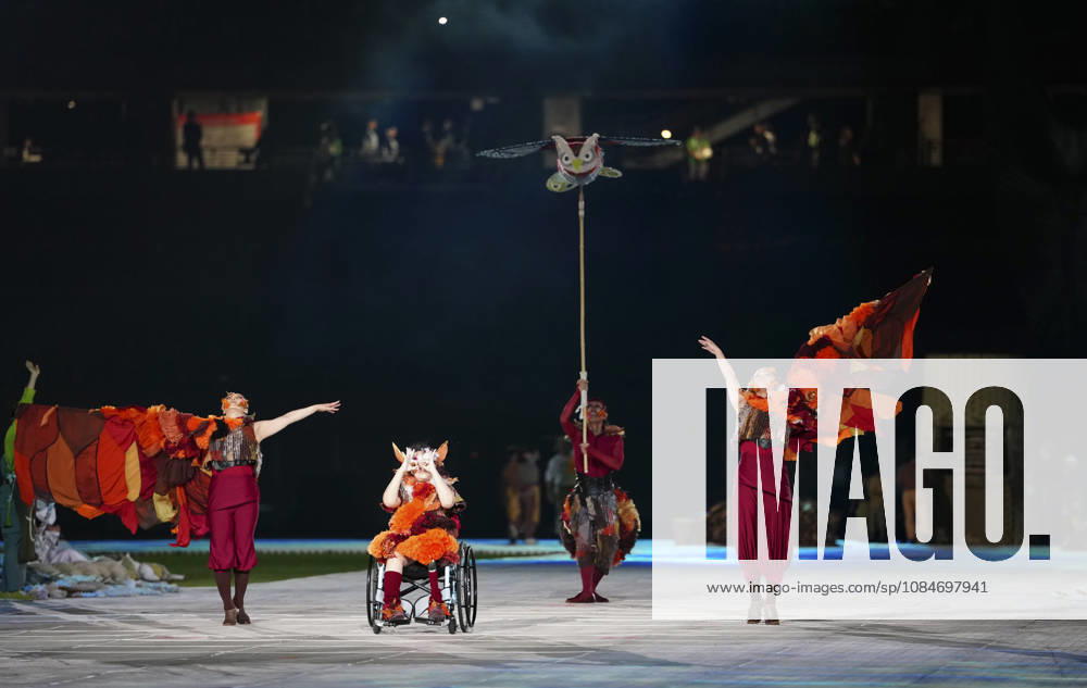 (261018) -- NAGOYA, Oct. 18, 2026 -- Artists perform during the opening ceremony of the Aichi-Nagoya Asian Para Games in Nagoya, Japan, Oct. 18, 2026. ) (SP)JAPAN-NAGOYA-ASIAN PARA GAMES-OPENING CEREMONY JiaxHaocheng