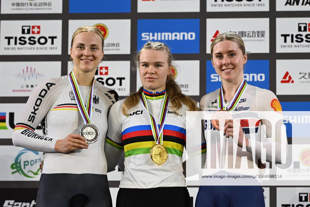 World Championships Elite Women Track; Giornata 05; 2026, Ain; 2026, Germany; 2026, Great Britain; Lysenko, Alina; Friedrich, Lea Sophie; Finucane, Emma; Shanghai - Velodromo;