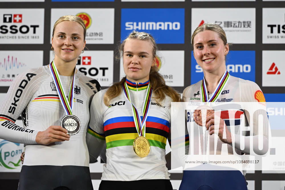 World Championships Elite Women Track; Giornata 05; 2026, Ain; 2026, Germany; 2026, Great Britain; Lysenko, Alina; Friedrich, Lea Sophie; Finucane, Emma; Shanghai - Velodromo;