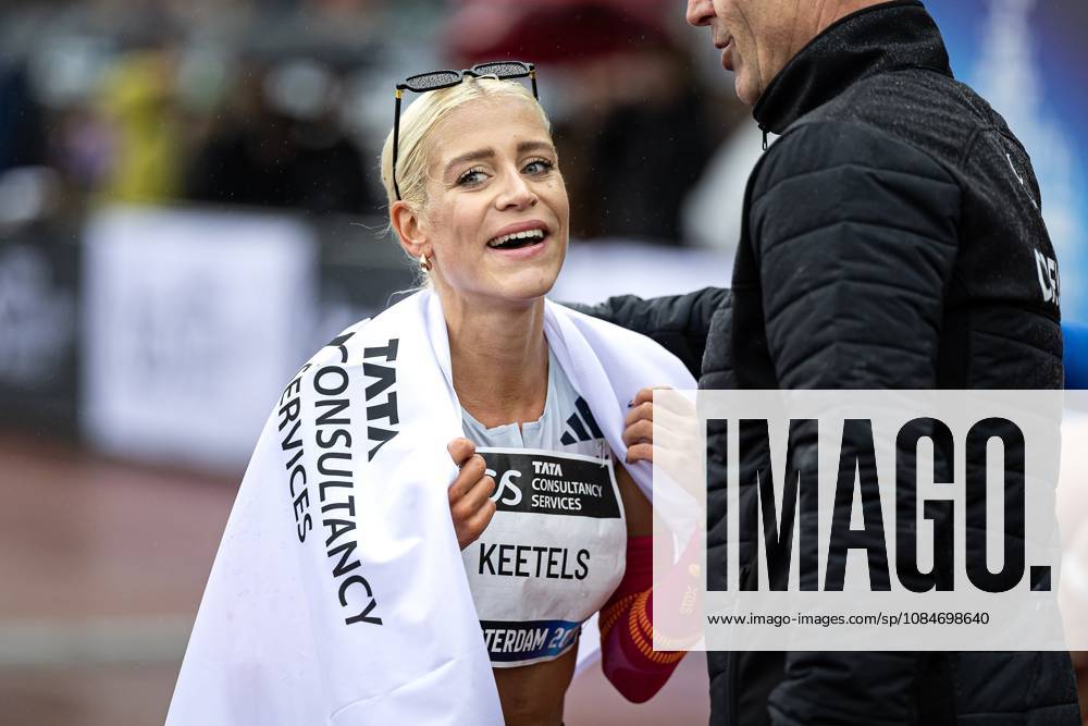 AMSTERDAM - Mikky Keetels is the best Dutch woman at the Amsterdam Marathon. ANP RAMON VAN FLYMEN ANPxSportx IVx 572823816 originalFilename: 572823816
