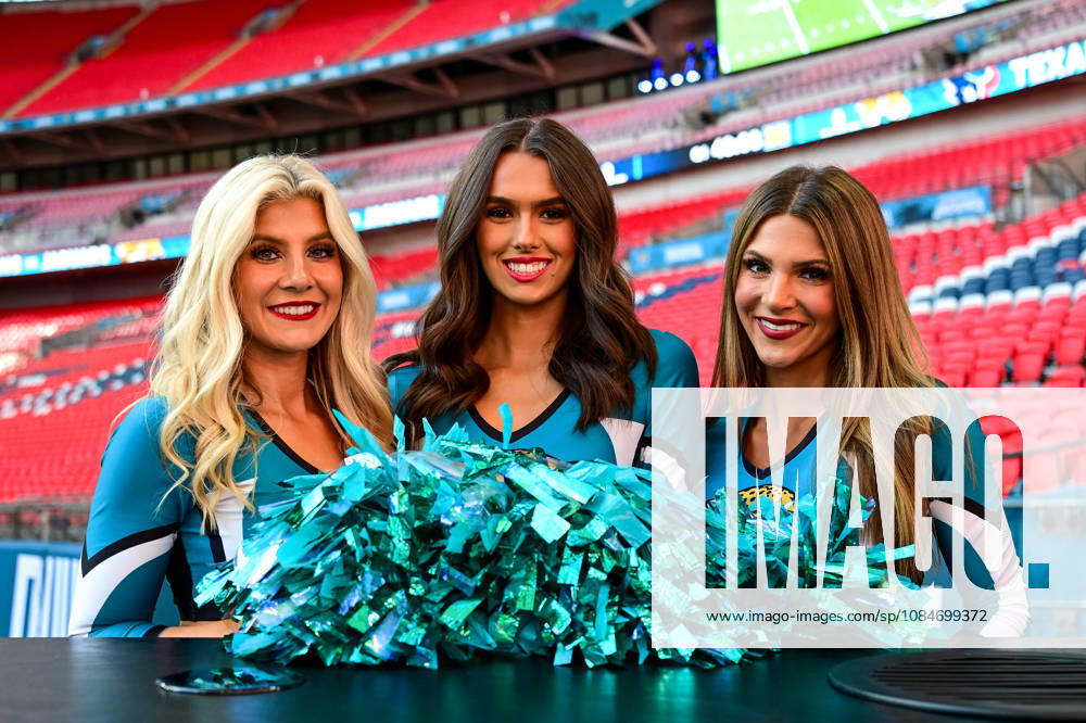 Jacksonville Jaguars v Houston Texans, International Series Jaguars Cheerleaders during the International Series match between Jacksonville Jaguars and Houston Texans at Wembley Stadium, London, UK on 18 October 2026. Editorial use only ,