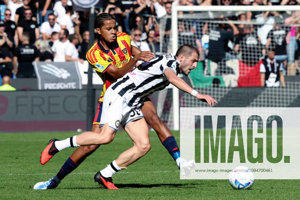 Ar Udine 18 10 2026 - campionato di calcio serie A Udinese-Lecce foto Andrea Rigano Image nella foto: Oumar Ngom-Giorgi Chakvetadze
