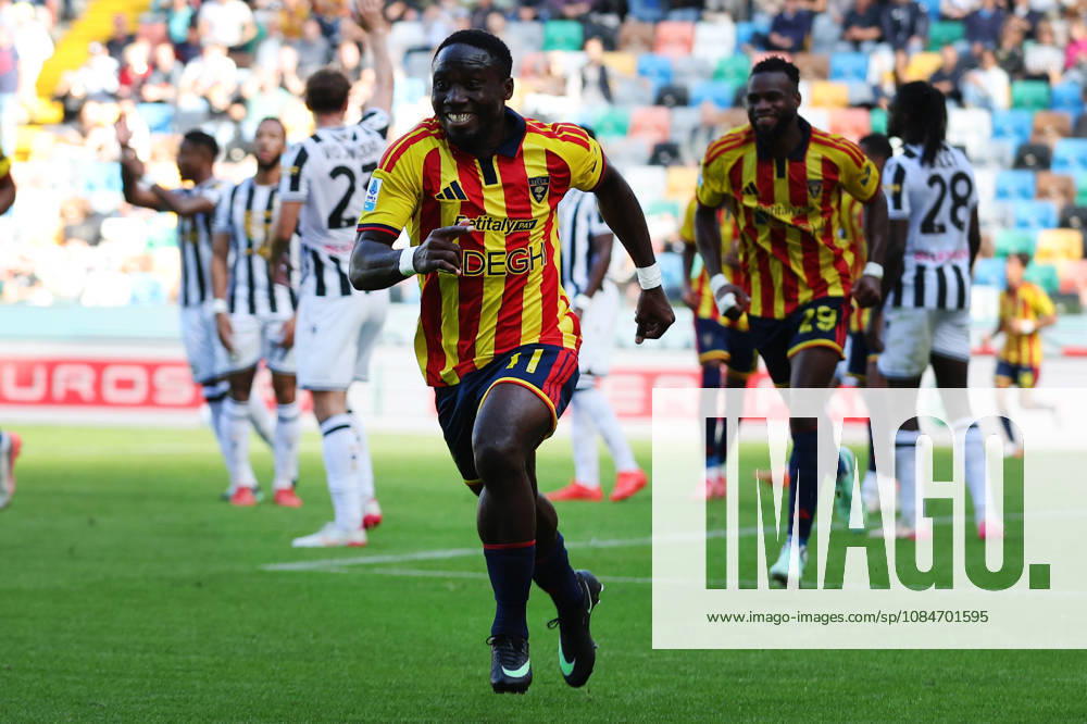 Ar Udine 18 10 2026 - campionato di calcio serie A Udinese-Lecce foto Andrea Rigano Image nella foto: esultanza gol Konan N dri