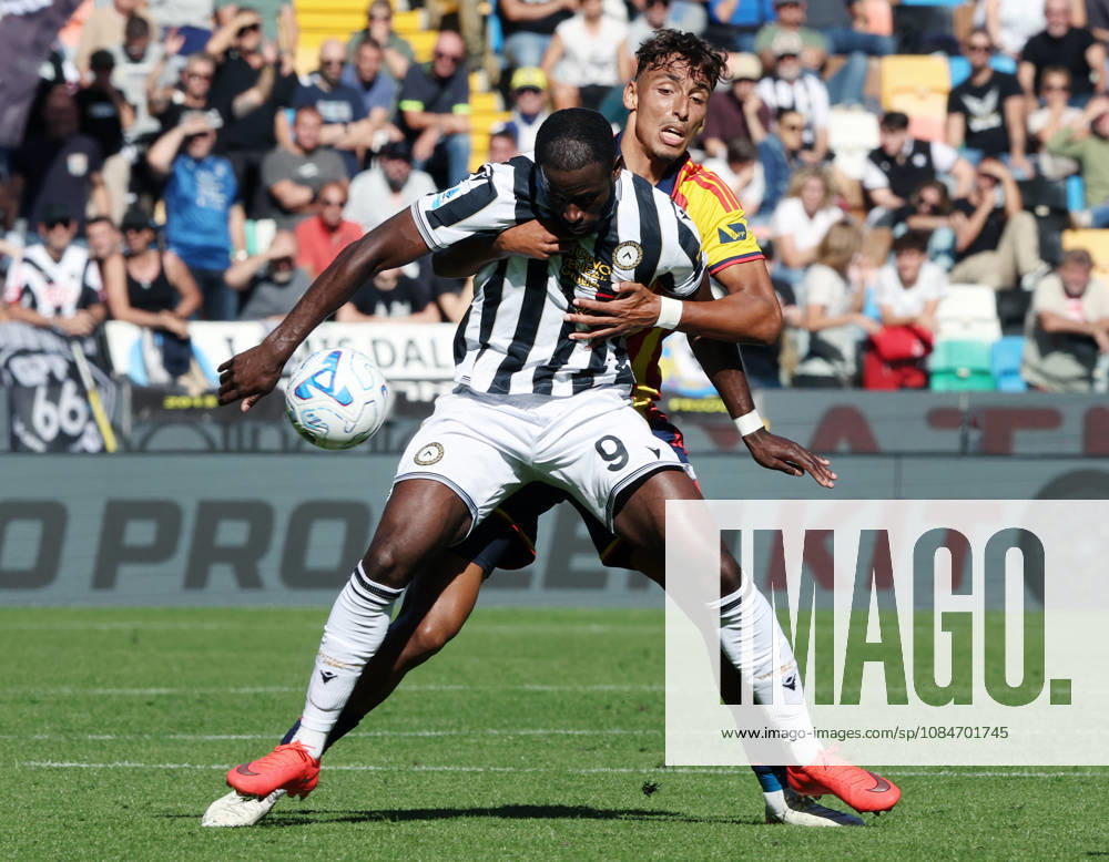 Ar Udine 18 10 2026 - campionato di calcio serie A Udinese-Lecce foto Andrea Rigano Image nella foto: Keinan Davis-Tiago Gabriel