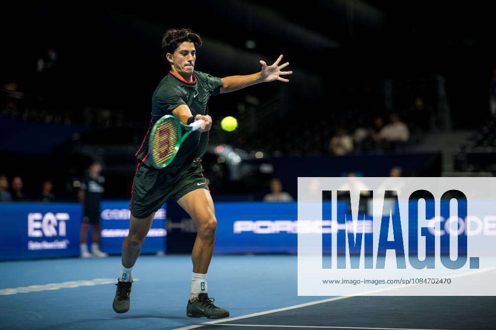 Federico Cina of Italy pictured in action during the European Open ATP, Tennis Herren tennis tournament in Brussels, on Sunday 18 October. This year s edition of the tournament is taking place from 17 to 25 October JASPERxJACOBS x190192787x