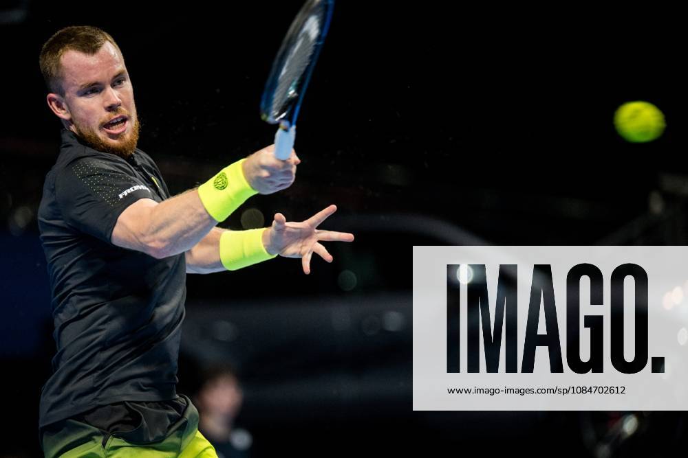 Remy Bertola of Switzerland pictured in action during the European Open ATP, Tennis Herren tennis tournament in Brussels, on Sunday 18 October. This year s edition of the tournament is taking place from 17 to 25 October JASPERxJACOBS x190193016x