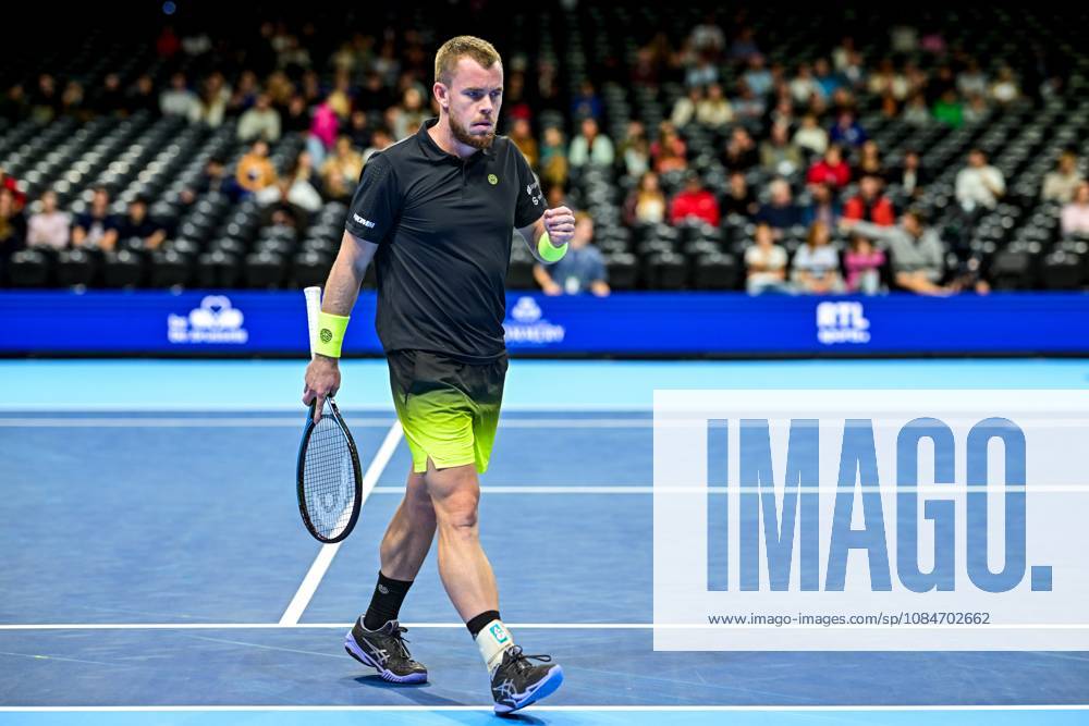 Remy Bertola of Switzerland is pictured during the European Open ATP, Tennis Herren tennis tournament in Brussels, on Saturday 18 October. This year s edition of the tournament is taking place from 17 to 25 October DAVIDxPINTENS x190193106x