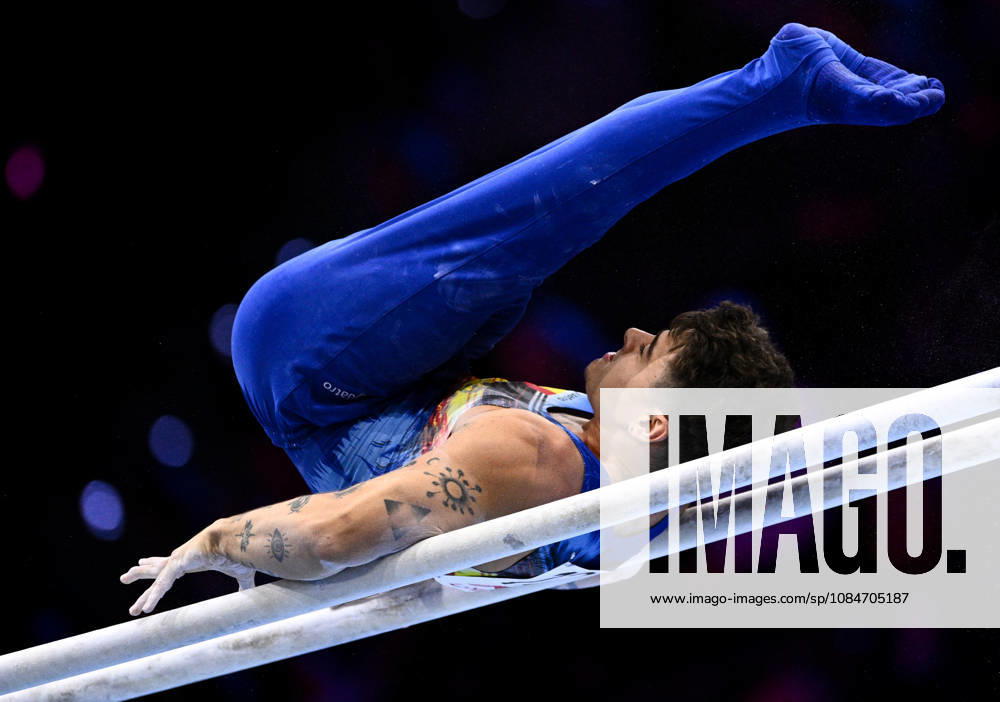 Netherlands Artistic Gymnastics World Championships Qualifiers 9267289 18.10.2026 Belgium s Victor Martinez competes on the parallel bars during the men s qualification of the 2026 World Artistic Gymnastics Championships in Rotterdam, the Netherlands. Alexey Filippov Sputnik Rotterdam Netherlands