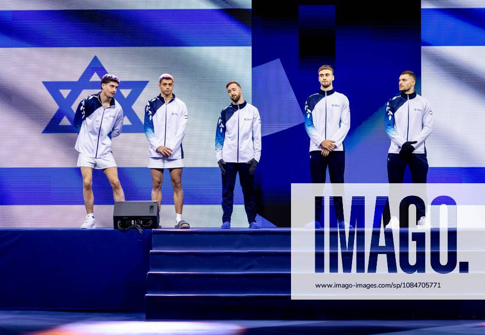 ROTTERDAM - The Israeli gymnasts in action during the qualifications at the World Gymnastics Championships in Rotterdam Ahoy. IRIS VAN DEN BROEK ANP ANPxSportx IVx 572832004 originalFilename: 572832004