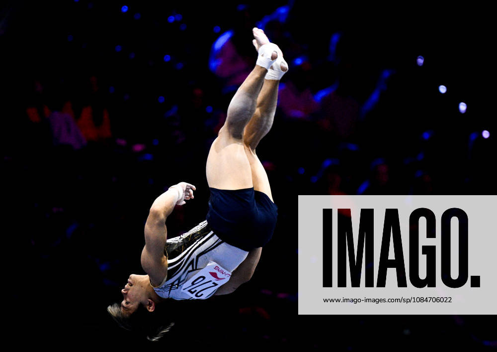 Netherlands Artistic Gymnastics World Championships Qualifiers 9267301 18.10.2026 Carlos Edriel Yulo of the Philippines competes on the vault during the men s qualification of the 2026 World Artistic Gymnastics Championships in Rotterdam, the Netherlands. Alexey Filippov Sputnik Rotterdam Netherlands
