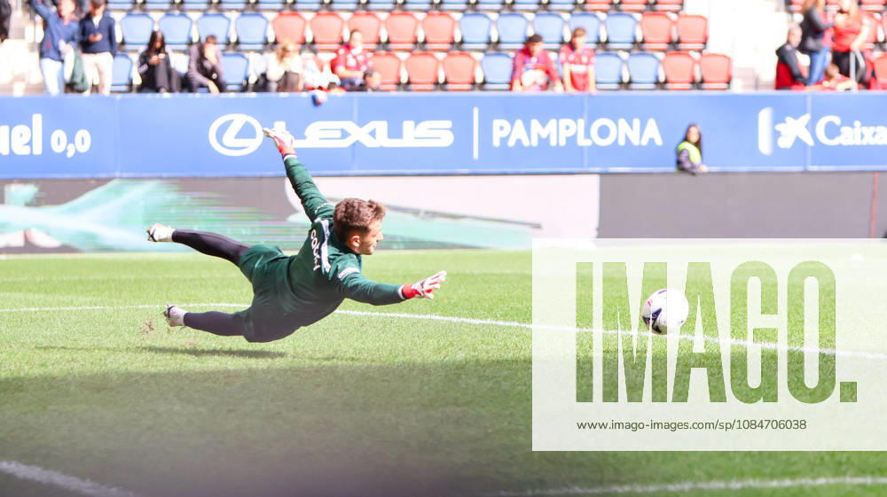 ESP: LaLiga EA Sports Atletico Osasuna v Racing Santander warms up during LaLiga EA Sports match between Atletico Osasuna v Racing Santander played at El Sadar Stadium, Pamplona, on October 18 2026 in Spain Spain Soccer