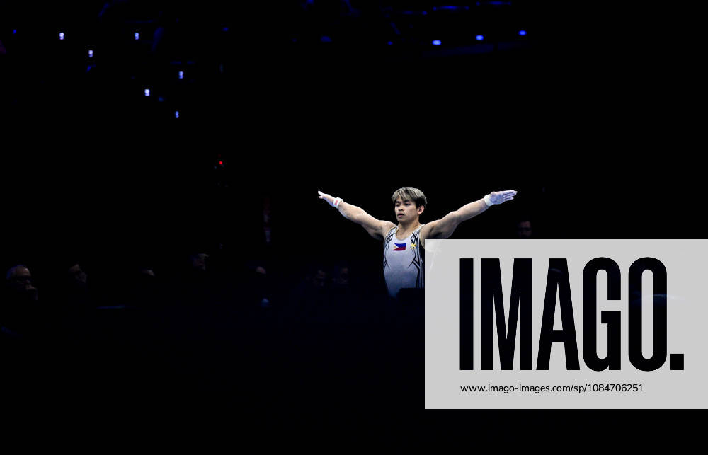 Netherlands Artistic Gymnastics World Championships Qualifiers 9267299 18.10.2026 Carlos Edriel Yulo of the Philippines competes on the vault during the men s qualification of the 2026 World Artistic Gymnastics Championships in Rotterdam, the Netherlands. Alexey Filippov Sputnik Rotterdam Netherlands