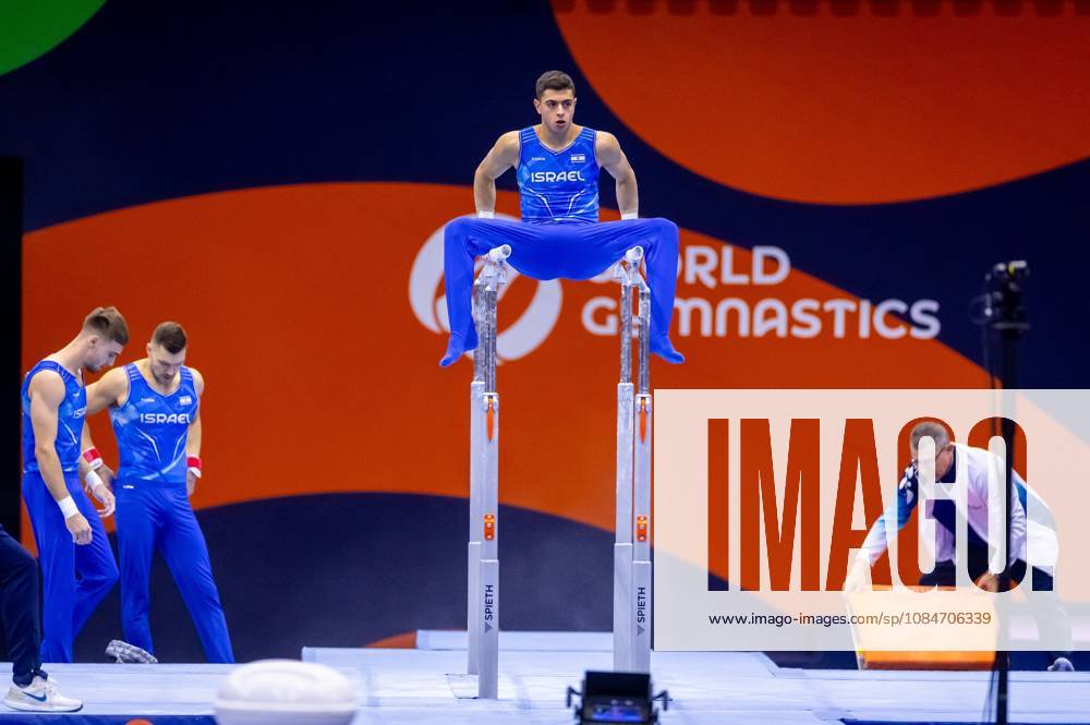 ROTTERDAM - The Israeli gymnasts in action during the qualifications at the World Gymnastics Championships in Rotterdam Ahoy. IRIS VAN DEN BROEK ANP ANPxSportx IVx 572832936 originalFilename: 572832936