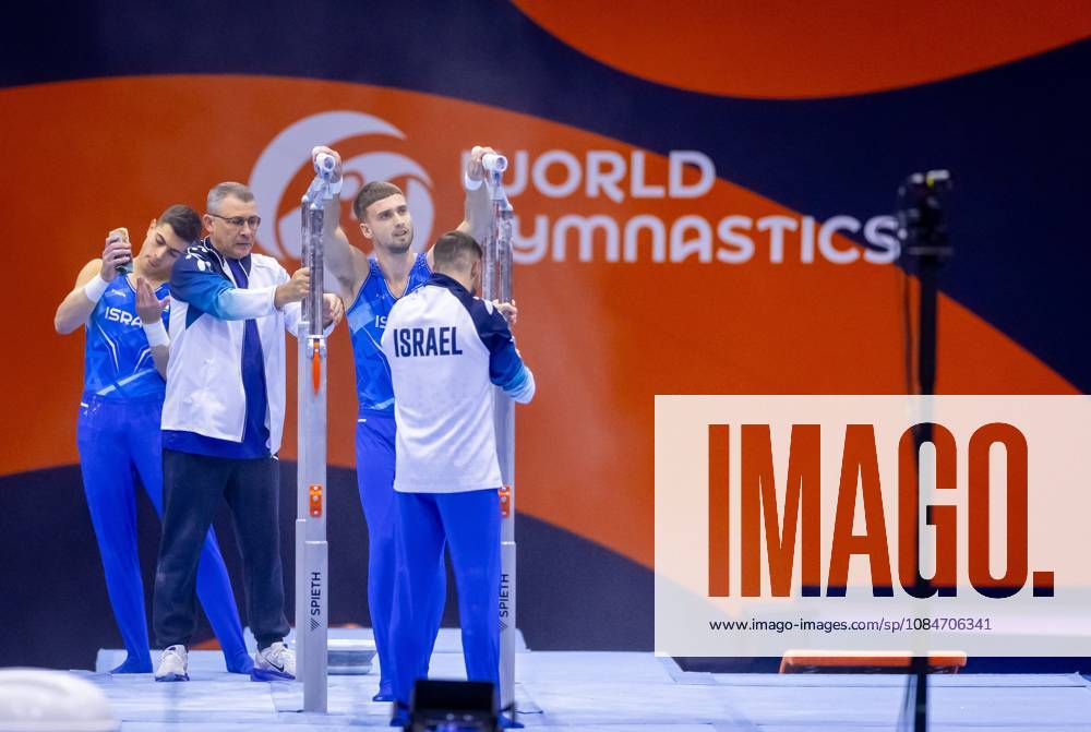 ROTTERDAM - The Israeli gymnasts in action during the qualifications at the World Gymnastics Championships in Rotterdam Ahoy. IRIS VAN DEN BROEK ANP ANPxSportx IVx 572833042 originalFilename: 572833042