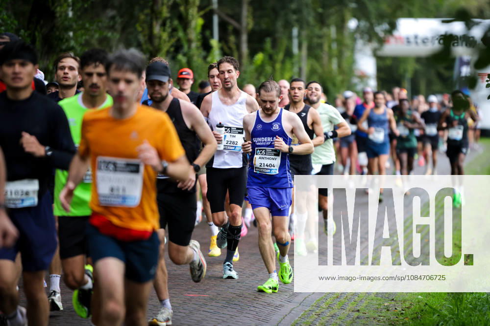18th October 2026; Amsterdam, Netherlands; TCS Amsterdam Marathon; Runners on Amsteldijk AnthonyxBenoit