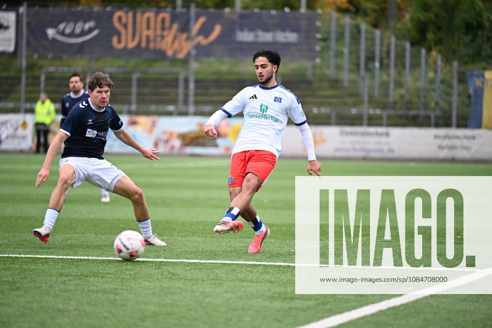GER, Fussball, Regionalliga Nord, 14.Spieltag, Saison 2026 2027, Hamburg, Stadion Hohe Luft, Hamburger SV II U23 vs VfB Oldenburg, Mehmet YILDIRIM ( Hamburger SV II 23 ) Vjekoslav TARITAS ( VfB Oldenburg 7 ) Hamburg Stadion Hohe Luft Schleswig-Holstein Deutschland