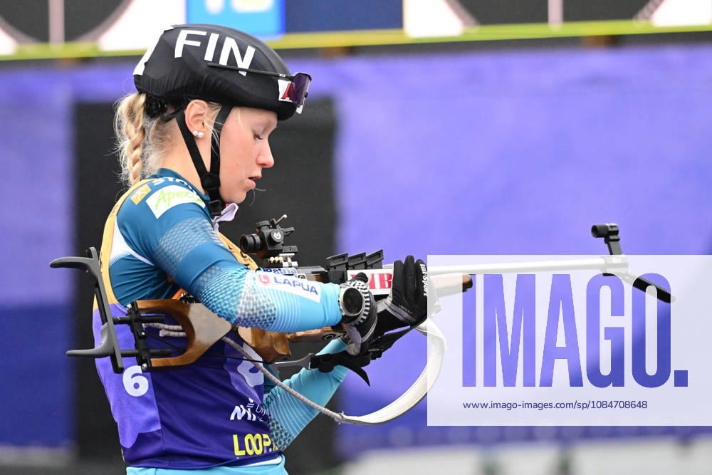 BIATHLON - HAMALAINEN Inka FIN bei der Qualifikation Super Sprint der Damen Herren während des Loop One Biathlon Opening Festival im Olypiapark München am 18.10.2026, Deutschland, Bayern München Hans-Jochen-Vogel-Platz Olypiapark Bayern Deutschland