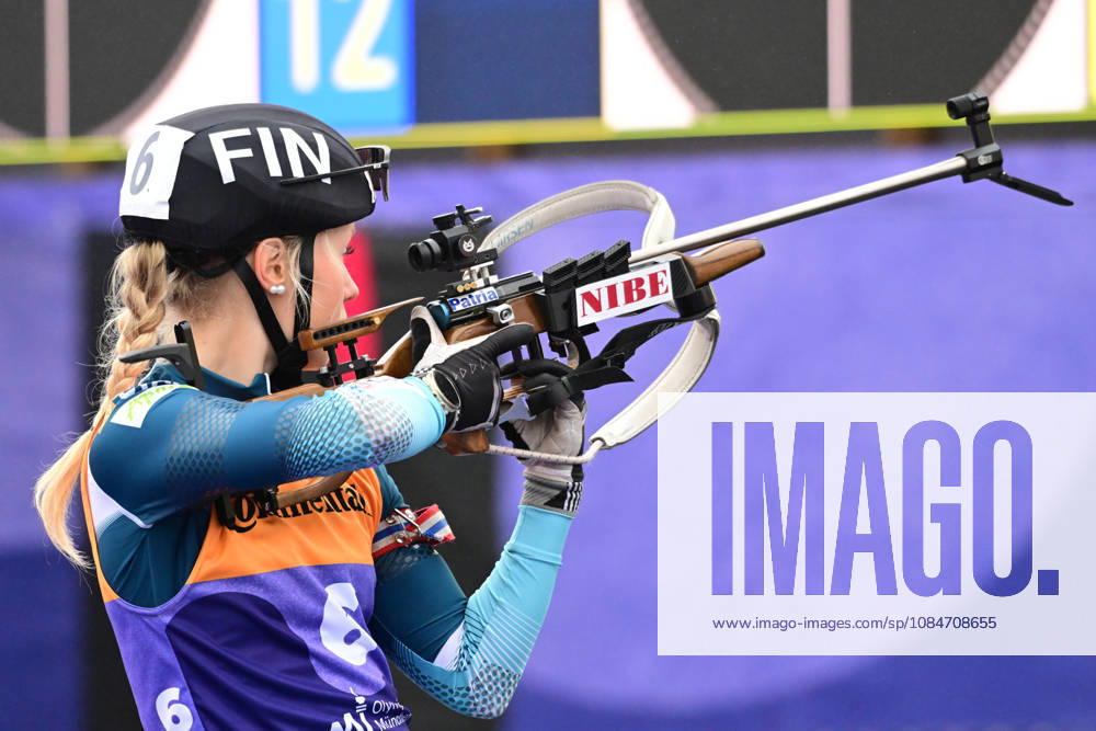 BIATHLON - HAMALAINEN Inka FIN bei der Qualifikation Super Sprint der Damen Herren während des Loop One Biathlon Opening Festival im Olypiapark München am 18.10.2026, Deutschland, Bayern München Hans-Jochen-Vogel-Platz Olypiapark Bayern Deutschland
