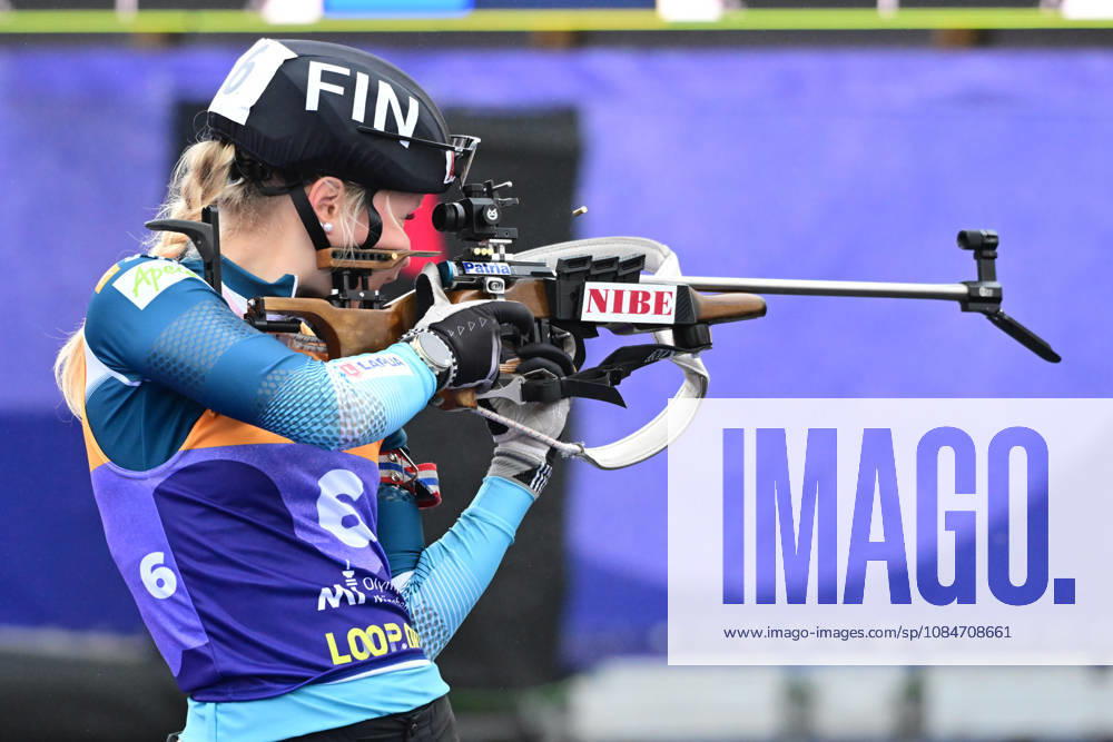 BIATHLON - HAMALAINEN Inka FIN bei der Qualifikation Super Sprint der Damen Herren während des Loop One Biathlon Opening Festival im Olypiapark München am 18.10.2026, Deutschland, Bayern München Hans-Jochen-Vogel-Platz Olypiapark Bayern Deutschland