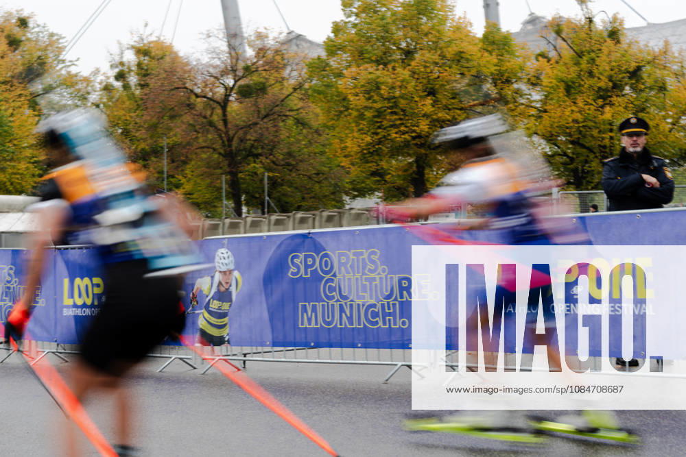 GER, Biathlon, Frauen, IBU Biathlon Loop One Festival 2026, Saison 2026 2027, Super Sprint Qualifikation Damen Heat 1-4 Loop One Festival Logo München Olympiapark Bayern Deutschland