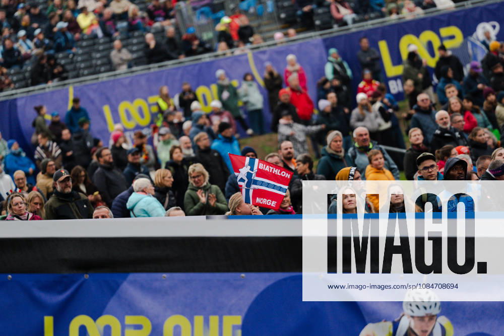GER, Biathlon, Frauen, IBU Biathlon Loop One Festival 2026, Saison 2026 2027, Super Sprint Qualifikation Damen Heat 1-4 Norwegen Flagge München Olympiapark Bayern Deutschland