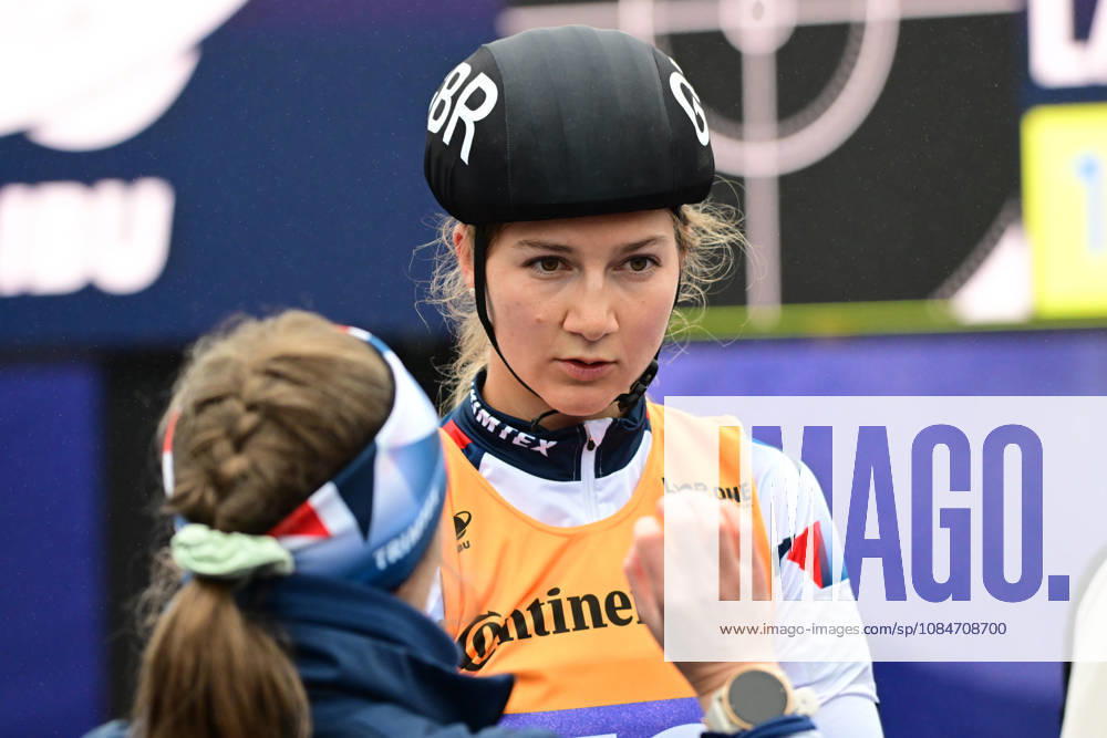 BIATHLON - PENDRY Shawna GBR bei der Qualifikation Super Sprint der Damen Herren während des Loop One Biathlon Opening Festival im Olypiapark München am 18.10.2026, Deutschland, Bayern München Hans-Jochen-Vogel-Platz Olypiapark Bayern Deutschland