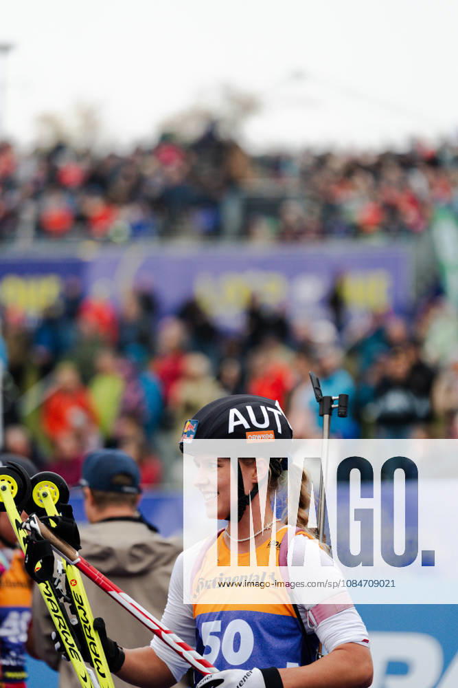 GER, Biathlon, Frauen, IBU Biathlon Loop One Festival 2026, Saison 2026 2027, Super Sprint Qualifikation Damen Heat 1-4 Anna Gandler ( AUT, 50 ) im Portrait München Olympiapark Bayern Deutschland