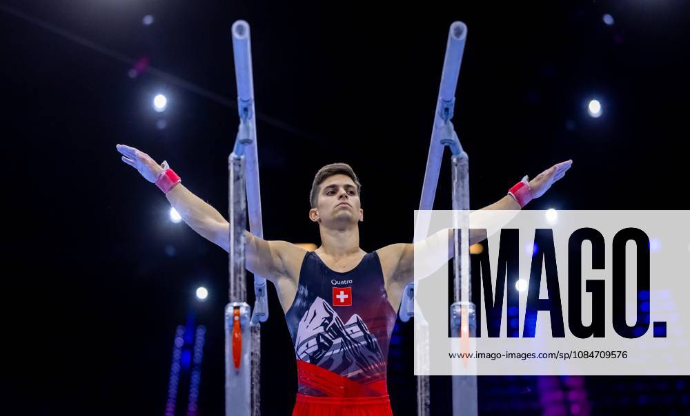 ROTTERDAM - Mattia Piffaretti (SUI) in action during the qualifications at the World Gymnastics Championships in Rotterdam Ahoy. IRIS VAN DEN BROEK ANP ANPxSportx IVx 572837022 originalFilename: 572837022