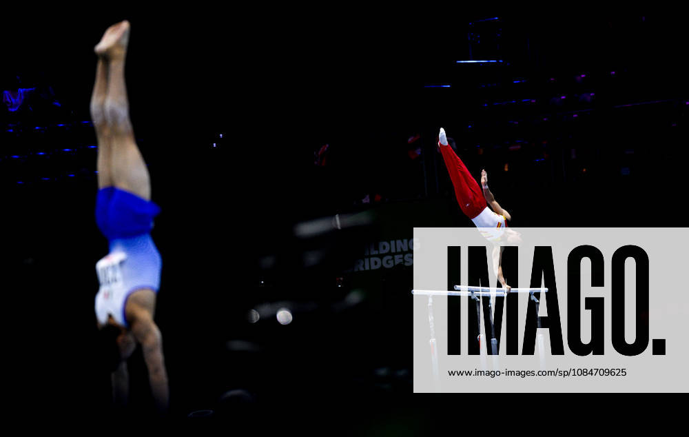 Netherlands Artistic Gymnastics World Championships Qualifiers 9267367 18.10.2026 Spain s Ignacio Yockers competes on the parallel bars during the men s qualification of the 2026 World Artistic Gymnastics Championships in Rotterdam, the Netherlands. Alexey Filippov Sputnik Rotterdam Netherlands