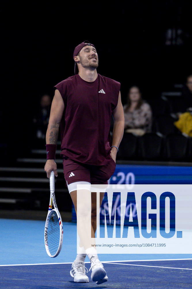 TENNIS : ATP, Tennis Herren 250 - Grand Tennis AURA - Decines (France) 18 10 2026 Kyrian JACQUET (FRA) vs Sascha GUEYMARD WAYENBURG (FRA) during the qualifying tournament of the Auvergne Rhône-Alpes Grand Prix at the LDLC Arena in Décines on October 18, 2026. Photo Sandrine Thesillat PsNewZ