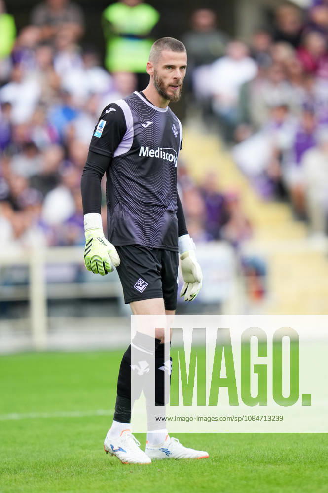 ACF Fiorentina v Como 1907 - Serie A Enilive David De Gea of ACF Fiorentina looks on during the Serie A Enilive match between ACF Fiorentina and Como 1907 at Artemio Franchi Stadium on October 18, 2026 in Florence, Italy. Florence Artemio Franchi Stadium Tuscany Italy