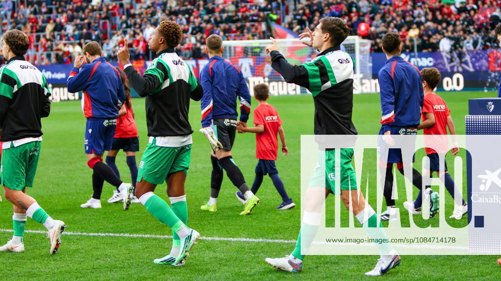 ESP: LaLiga EA Sports Atletico Osasuna v Racing Santander presentation during LaLiga EA Sports match between Atletico Osasuna v Racing Santander played at El Sadar Stadium, Pamplona, on October 18 2026 in Spain Spain Soccer