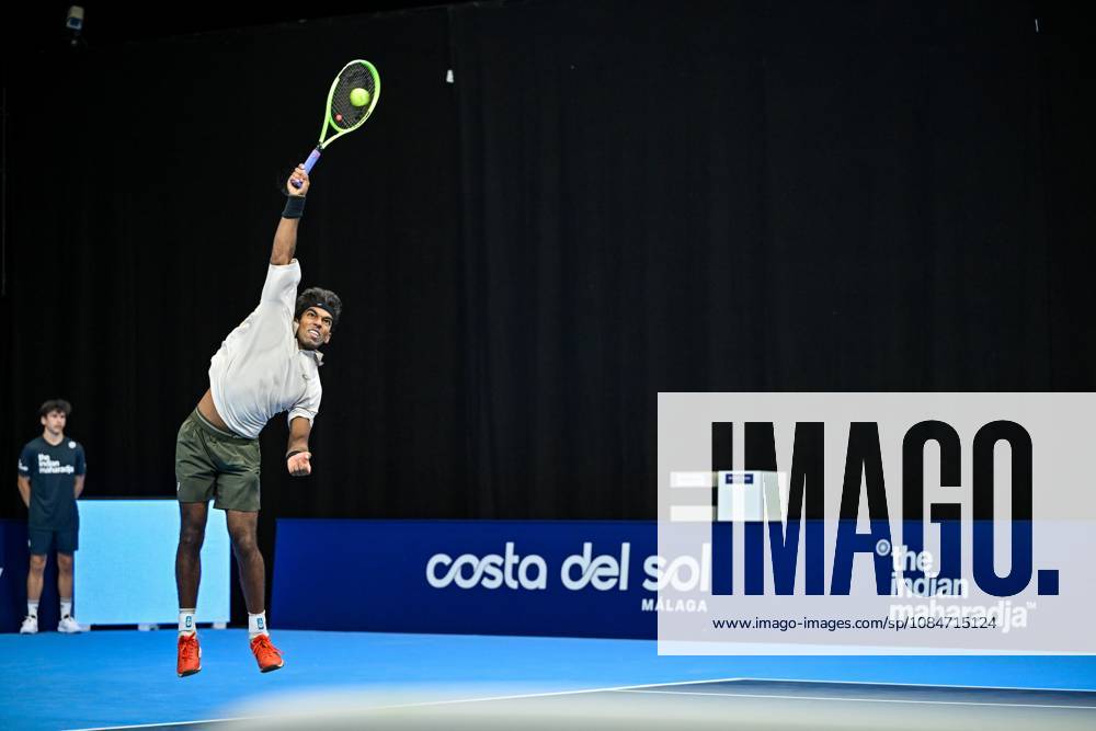Nishesh Basavareddy of the United States pictured in action during the European Open ATP, Tennis Herren tennis tournament in Brussels, on Saturday 18 October. This year s edition of the tournament is taking place from 17 to 25 October DAVIDxPINTENS x190208251x